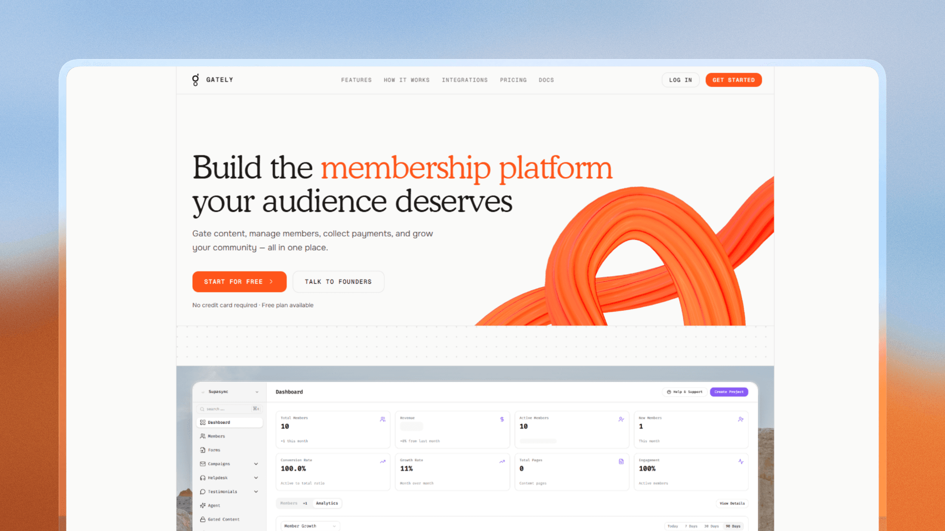 Gately — The All in One Membership Tool